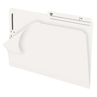 Pendaflex 1/2 Cut Ivory File Folders - Legal Size - 10 Pack-2" capacity fastener