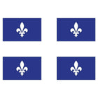 Provincial Flag, Quebec, 4" x 6", 12/Pack-4" x 6" flag, rectangular shape