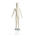Can-Bramar RPFK 5-10 year old Soft Flexible Kid Mannequin, 50"H, 12"Dia Base, Fabric-Nude-Soft Flexible kid mannequin