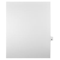 Mark Maker Legal Tabs - Letter Size - White - 1/25th cut - 25 tabs per package - 5 packages Pack - Number 67-White Single Tabs
