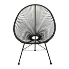 Acapulco Kids Chair, Black (WR-1350-K-B)-Vinyl Cording