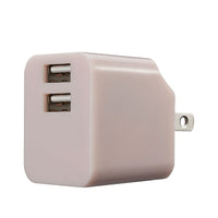Basic Tech BTCTPK Dual USB 2.4A Car + Home Charger - Pink-Universal