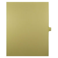 Mark Maker Legal Exhibit Index Tab Buff Single Tabs, 1/25th Cut, Letter Size, No Holes, Number 113, 25 Pack-Buff Single Tabs, 1/25th Cut