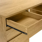 Monarch Specialties 7491 60" Computer Desk - Light Oak L-Shaped Corner-10