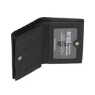 Club Rochelier Snap Cardholder & Billfold Wallet - Black-ID Window