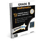 Dynamic Math Workbook Atlantic - Grade 9-Workbook contains instructions, examples, and practice questions