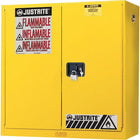 Justrite Wall Mount Sure-Grip Ex Safety Cabinets, 2 Doors, Manual, Wall Mount, 20 Gal, H": 43" x 12" x 44"-Avoids taking up extra floor space