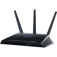 Netgear R7000 Nighthawk AC1900 Dual-Band Smart WiFi Router-Enjoy lag-free gaming with the ultimate in AC speed & performance. Nighthawk delivers AC1900 WiFi, a powerful dual core 1GHz processor, & advanced upstream QoS for optimized game play on consoles like the XBox.