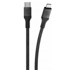 Scosche 6' Braided USB-C to Lightning Cable - Space Grey-Quick data transfer