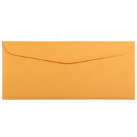 JAM Paper #12 Business Commercial Envelopes - 4.75" x 11" - Brown Kraft Manila - 50 Pack-Colour: Brown Kraft