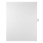 Mark Maker Legal Exhibit Index Tab White Single Tabs, 1/25th Cut, Letter Size, No Holes, Number 137, 25 Pack-White Single Tabs, 1/25th Cut