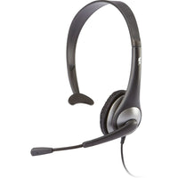 Cyber Acoustics AC-104 Mono Headset with Microphone-Noise-canceling, over the head, mono headset