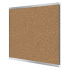 Quartet Prestige 2 Magnetic Cork Bulletin Board - Graphite Frame - 48" x 36"-Magnetic Cork Boards offers the benefits of a cork board now combined with the convenience of a magnetic bulletin board
