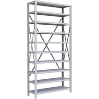 Metalware RK233 Boltless Shelving Unit, 10-Shelves, 36" x 24" x 76", Light Grey-Adjustable shelving system that provides high strength, yet economical storage capacity for your needs