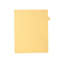 Mark Maker Legal Exhibit Index Tab Buff Single Tabs, 1/26h Cut, Letter Size, No Holes, Letter E, 25 Pack-Buff Single Tabs, 1/26th Cut