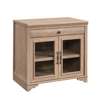 Sauder 431439 Rollingwood Library Base - Brushed Oak-Durable, 1" thick top.      
