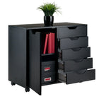 Winsome 20630 Halifax Cabinet Black Finish-Assembly is required