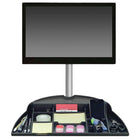 DAC MP-204 Space Saver System Organizer Tray For Monitor Arms-Attaches to your monitor arm post up to 1.65" (42 mm) in diameter