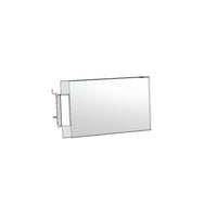 Azar Two-Sided Acrylic Sign Holder With Pegboard Grippers, 8.5" x 5.5", 10 Pack (103327)-Sign Holder