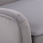 CorLiving LSS-301-C Elwood Modern Accent Chair in Grey-Dimensions: 35"H x 30"W x 32"D
