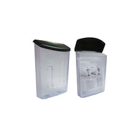 Futech CTS0136 Outdoor Literature Box 13-1/8""H x 10"W x 4-1/2" D, Black lid, Frosted Box, 2 Pack-Size: 13-1/8""H x 10"W x 4-1/2" D