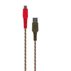 Skullcandy Line+ USB-A to USB-C Cable - Olive-Extended Strain Relief