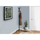 Monarch Specialties 2019 Coat Rack - Black Metal-Smooth black metal finish in a contemporary style
