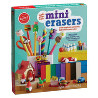 Make Your Own Mini Erasers-Included: 8 colours of eraser clay,1 pencil, clay shaping tool, 2 sheets of papercraft displays