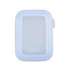 Minimal Silicone Food Storage Container - Clear - 860ml - Set of 2-100% food grade pure silicone