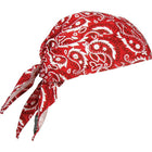 Ergodyne Chill-Its 6710 Cooling Triangle Hats, Red - 6 Pack-Series - Evaporative