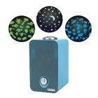 GermGuardian 4-in-1 Night-Night Air Purifier System with HEPA Filter, UV Sanitizer and Projector, Blue (AC4150BLCA)-Choose from one of 3 fun projector themes including Twinkle Moon & Stars, Sleepy Safari or Under the Sea. 11 inch table top tower can easily fit on your child's nightstand. 3 speed options will also create a soothing white noise in the room