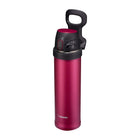 Zojirushi Flip-and-Go Insulated Bottle - 20 oz. - Hibiscus Red-Stainless steel vacuum insulation keeps beverages hot or cold for hours