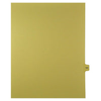 Mark Maker Legal Exhibit Index Tab Buff Single Tabs, 1/15th Cut, Letter Size, No Holes, Number 191, 25 Pack-Buff Single Tabs, 1/15th Cut