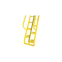 Vestil Alternating-Tread Stairs, No. of Steps: 16, Material: Steel (ATS-10-68)-Material: Steel