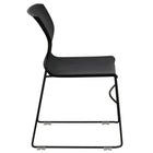 Flash Furniture HERCULES Series Black Full Back Stack Chair with Black Powder Coated Frame-Stack Quantity: 25