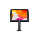 CTA Digital Paragon Curved Neck Enclosure for 10.2" iPad Gen 5 - 7, Air Gen 1 - 3, 9.7", 10.5" and 11" Pro - Black-Its heavy-duty locking enclosure helps protect your device from theft
