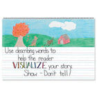 Pacon Chart Tablet Picture Story 24" x 16" White, 3 Pack (PACMMK07426)-Paper is ruled on both sides.