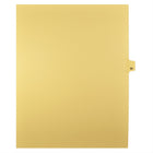 Mark Maker Legal Tabs - Letter Size - Buff - 1/25th cut - 25 tabs per package - 5 packages Pack - Number 86-Buff Single Tabs
