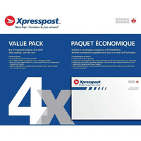 Xpresspost Regional Standard Envelope Value Pack - 4 Pack-Flat rate, convenient shipping envelopes