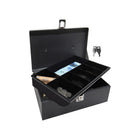Royal Sovereign - Cash Box with Latch Lock-Convenient key latch keeps box lid secure when unlocked to avoid accidental spilling of contents