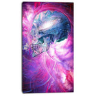Designart Spatial Skull Street Art Canvas Artwork, (PT3604-20-40)-Print