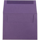 JAM Paper A2 Invitation Envelopes, 4.38 x 5.75, Dark Purple, 250 Pack (563912506H)-Blank interior for personalized message