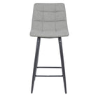 My Home My Living Polyester Counter Stool - Light Grey - 2 Pack-Polyester