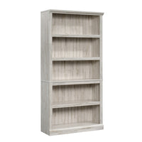 Sauder Miscellaneous Storage 5-Shelf Bookcase - 69.76" H - White Plank (426423)-Standard - White Plank - Engineered Wood