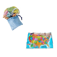 Round World Products, USA Scrunch Map, 24" x 36" (RWPSM02)-Reward Stickers