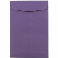 JAM Paper 6" x 9" Open End Catalog Envelopes - Dark Purple - 50 Pack -Colour: Dark Purple