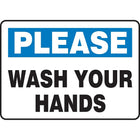 Safety Signs and Identification, Housekeeping, Plastic, 90D-Style - 90D