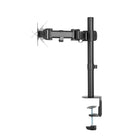 Rocelco DM1 Double Articulated Desktop Monitor Mount-Dimensions: 4.75" x 24.25" x 8.42", 7.9 lb