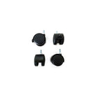 Wamaco Grid Leg Casters - Black - 3 Packs of 4-Makes any grid display easy to move