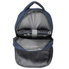 Vangoddy 15.6" Laptop Backpack - Blue-Padded front zippered organizer pocket